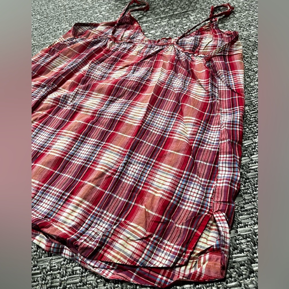Ardene | Pink Plaid Lightweight Tank - Picture 11 of 13